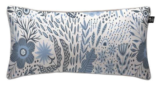 Cojín Indigo Flowers 70 x 35 cm