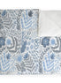 Manta Acolchada (Piecera) Indigo Flowers 210 x 140 cm