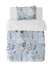 Funda Plumón Indigo Flowers Cuna 145 x 105 cm