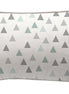 Cojín Little Triangle Green 70 x 35 cm