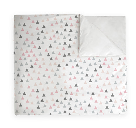 Manta Acolchada (Piecera) Little Triangle Pink 210 x 140 cm