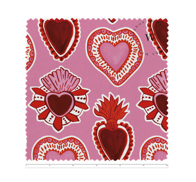 Funda Plumón Mexican Hearts 1 1/2 Plaza