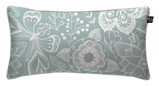 Cojín Mint Flower 70 x 35 cm