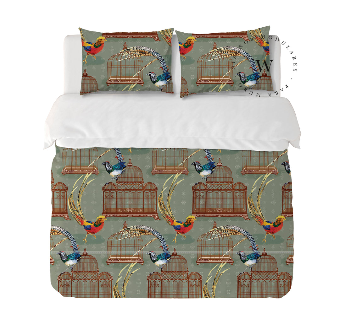 Funda Plumón Opulent Pheasants 1 Plaza