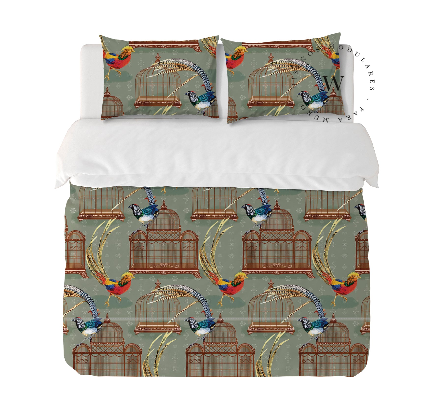 Funda Plumón Opulent Pheasants 1 Plaza