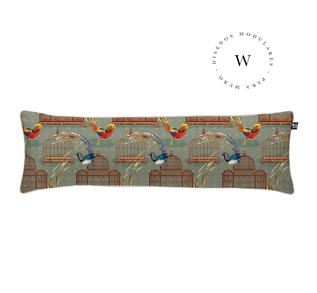 Cojín Opulent Pheasants 120 x 35 cm