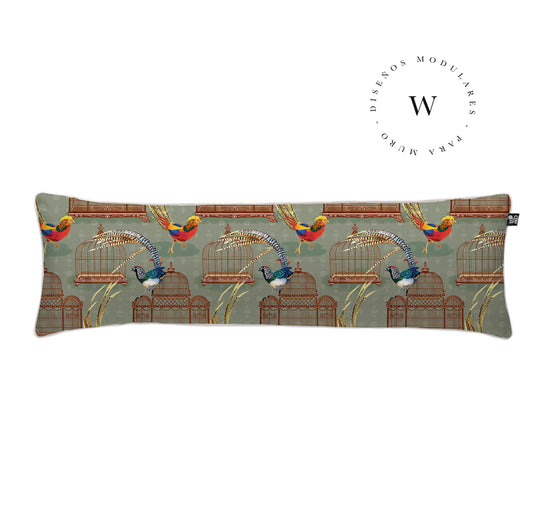 Cojín Opulent Pheasants 120 x 35 cm