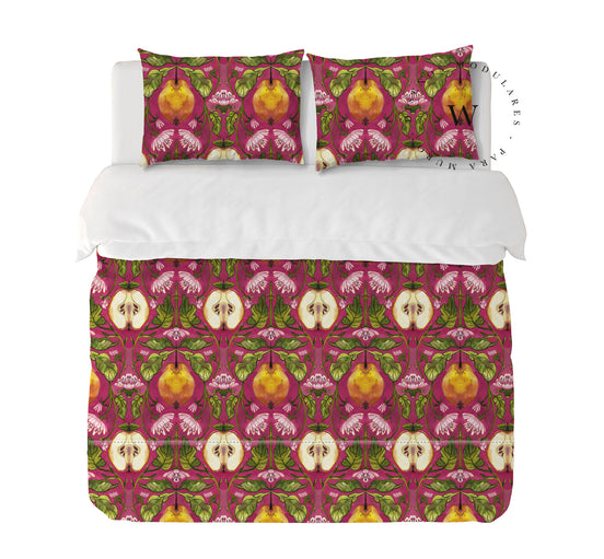 Funda Plumón Ornamental Quince 1 Plaza