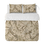 Playful Monkeys Vintage Beige