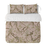 Playful Monkeys Vintage Pink