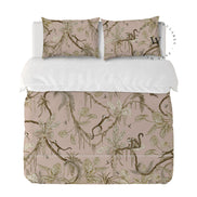 Playful Monkeys Vintage Pink