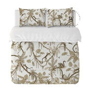 Playful Monkeys Vintage White