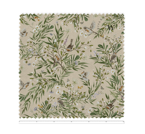 Playful Robins Beige