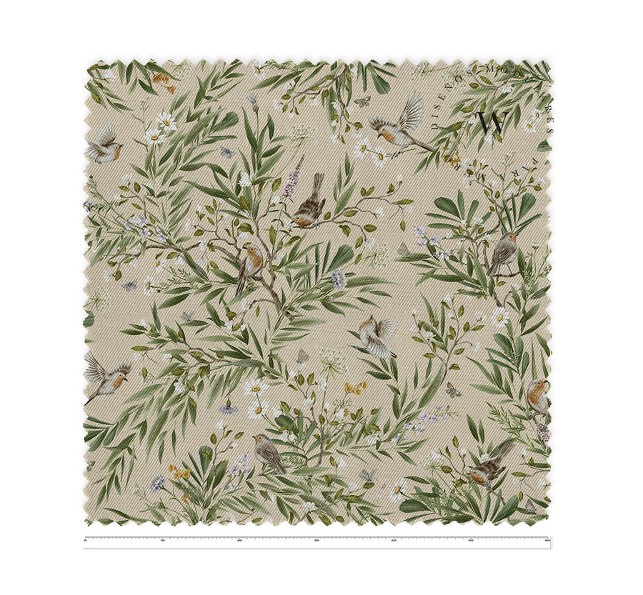 Playful Robins Beige