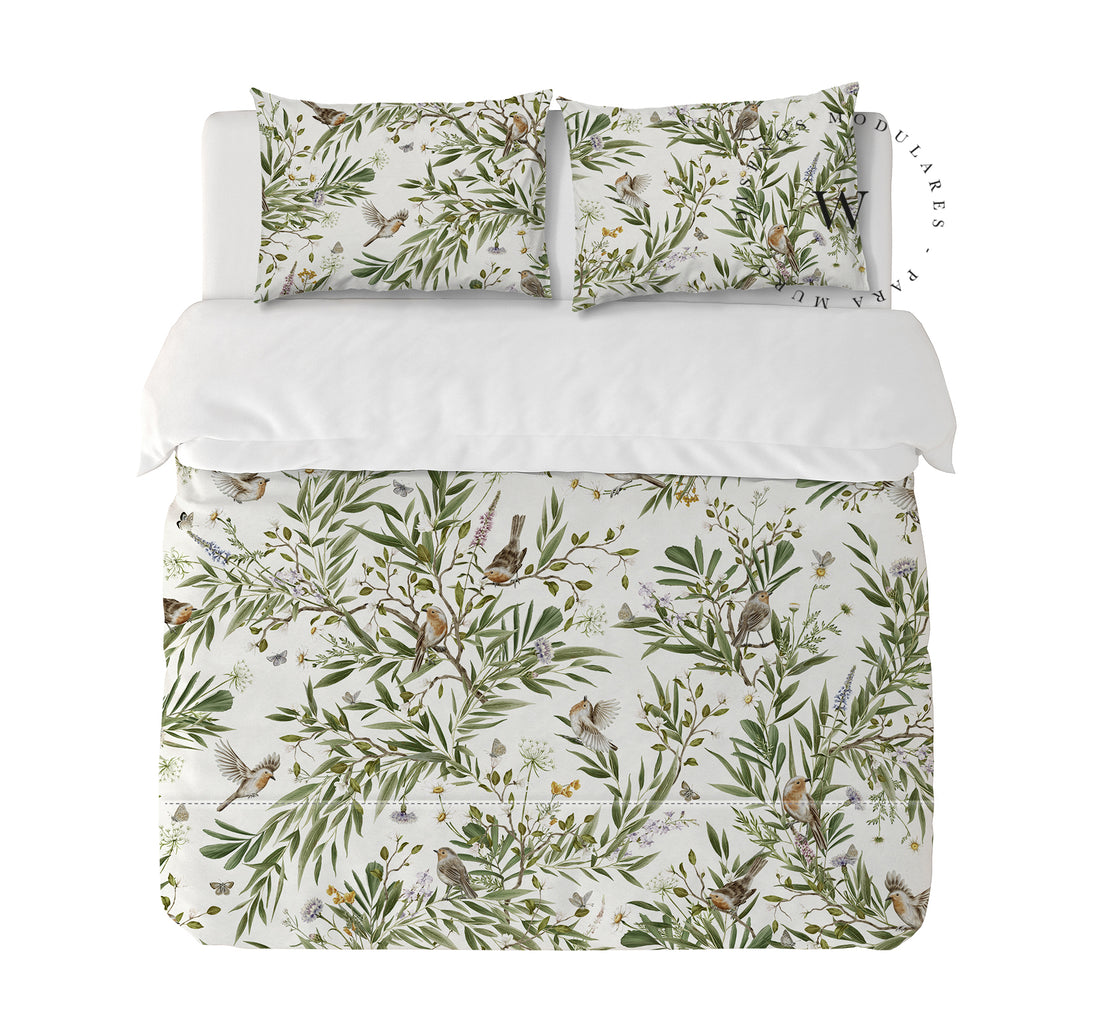 Playful Robins White