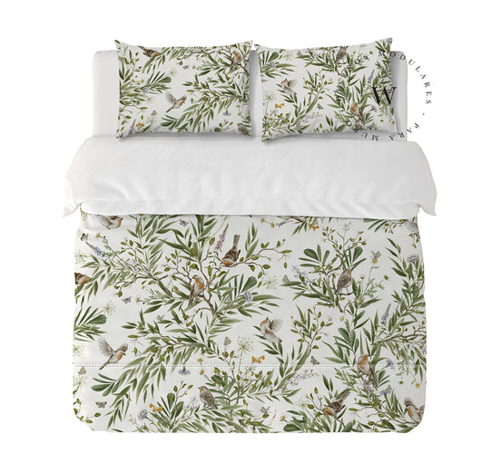 Playful Robins White