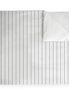 Manta Acolchada (Piecera) Stripes White 210 x 140 cm