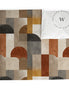 Manta Acolchada (Piecera) Terra Block 180 x 90 cm