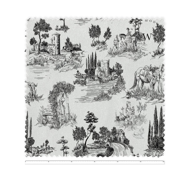 Toile De Jouy Black