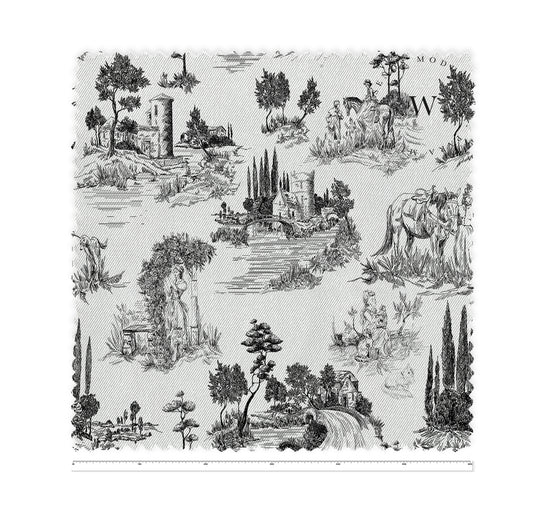 Toile De Jouy Black