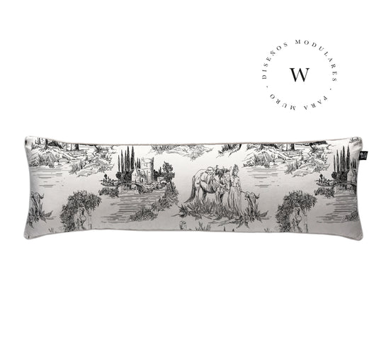 Funda Plumón Toile De Jouy Black Cuna 145 x 105 cm