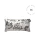 Manta Acolchada (Piecera) Toile De Jouy Black 180 x 90 cm