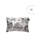Manta Acolchada (Piecera) Toile De Jouy Black 210 x 140 cm