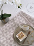 Trio Beige Manta Tejida