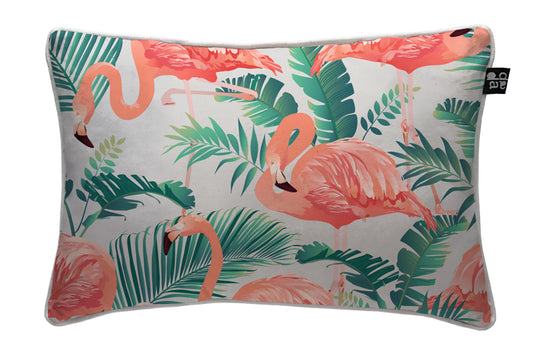 Cojín Tropical Flamingo 60 x 40 cm