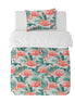 Funda Plumón Tropical Flamingo Cuna 145 x 105 cm