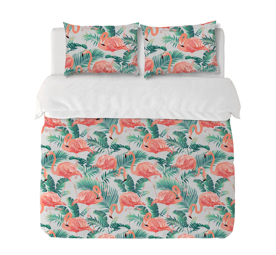 Funda Plumón Tropical Flamingo Super King