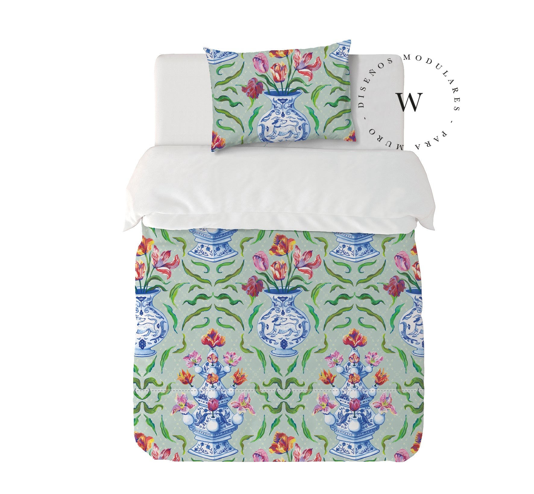 Tulipiere & Vase
