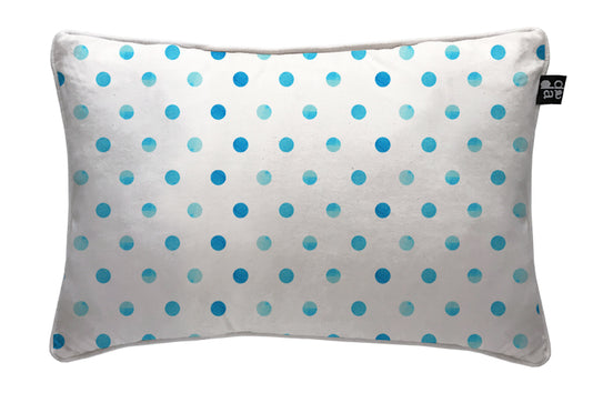 Cojín Turquese Dots 60 x 40 cm