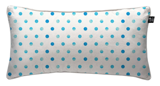 Cojín Turquese Dots 70 x 35 cm