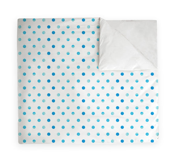 Manta Acolchada (Piecera) Turquese Dots 210 x 140 cm