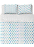 Funda Plumón Turquese Dots Super King