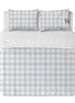 Funda Plumón Vichy Blue 1 Plaza