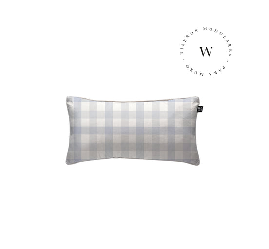 Funda Plumón Vichy Blue Cuna 145 x 105 cm