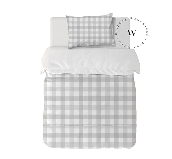 Funda Plumón Vichy Grey King