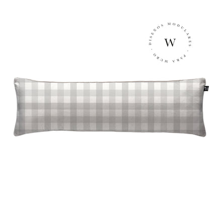 Funda Plumón Vichy Grey 1 Plaza