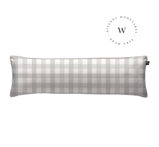 Funda Plumón Vichy Grey 1 Plaza