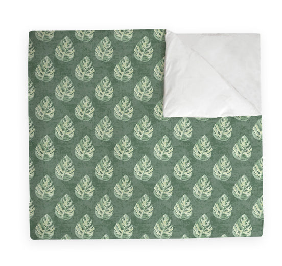 Manta Acolchada (Piecera) Vintage Moustera 210 x 140 cm