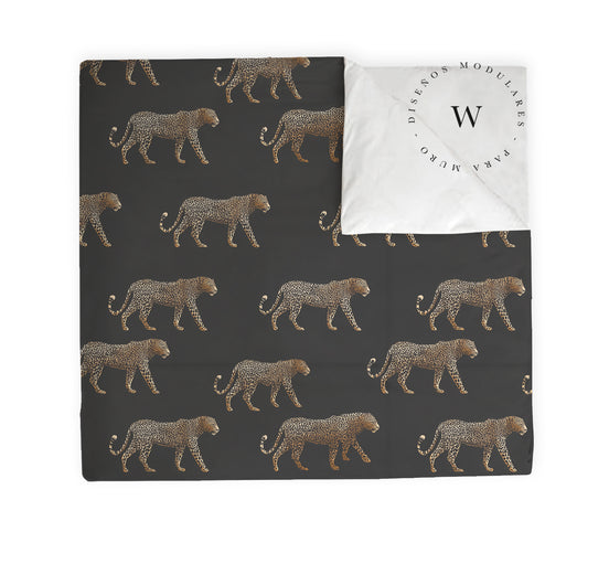 Funda Plumón Wild Leopard Cuna 145 x 105 cm