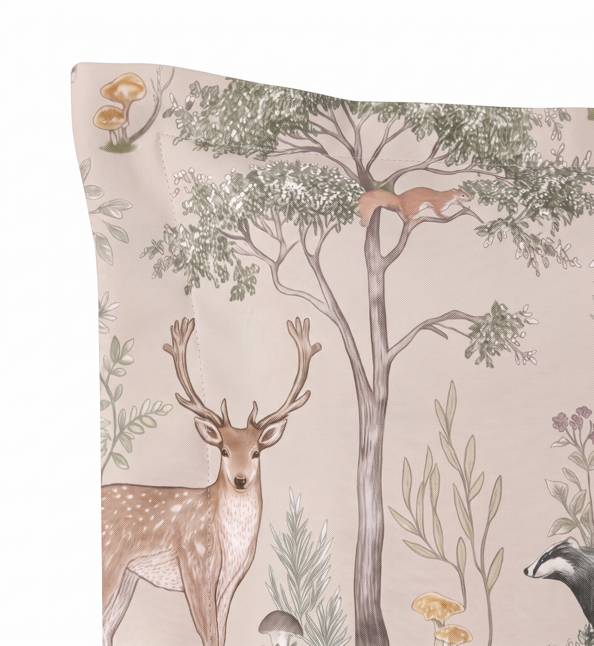 Respaldo de Cama Recto Fantastic Forest Beige