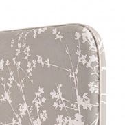 Respaldo de cama Flo Fleur — detalle de la tela