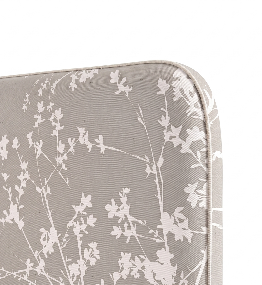 Respaldo de cama Flo Fleur — detalle de la tela