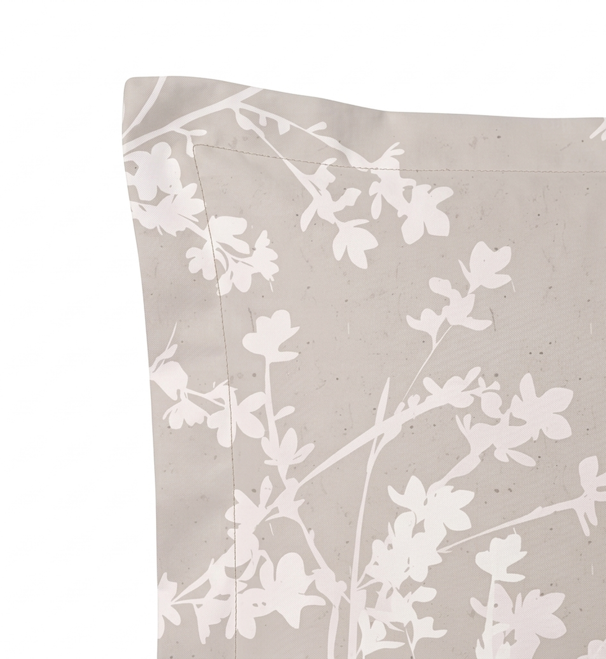 Respaldo de cama recto Flo Fleur — detalle de la tela