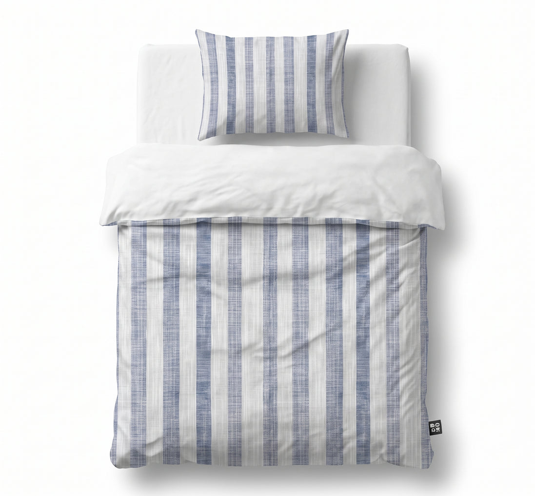 Linen Stripes Blue