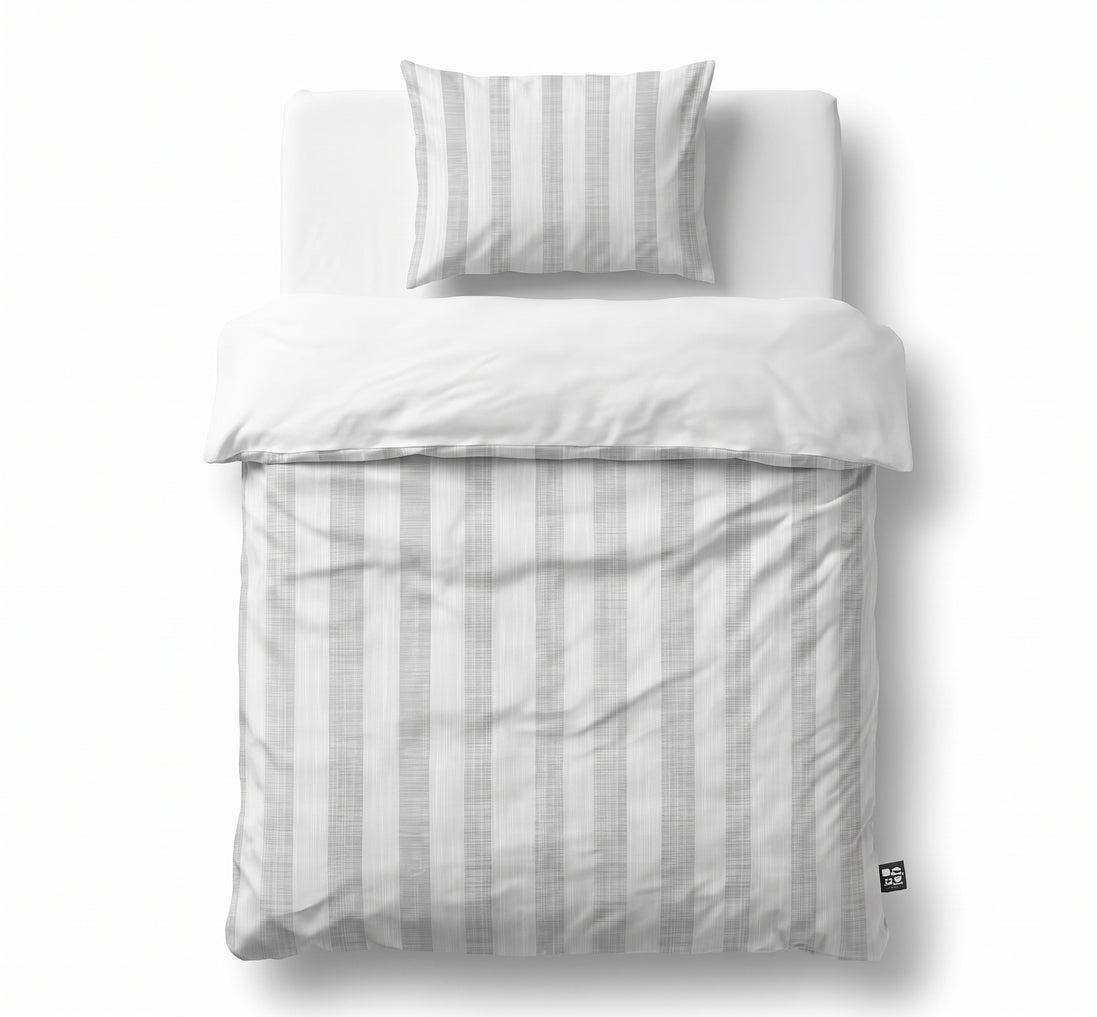 Linen Stripes Grey