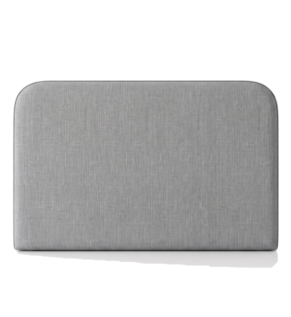 Respaldo de cama Lino Gris — vista frontal